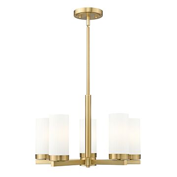 Danica  Chandelier in Modern Gold by Z-Lite