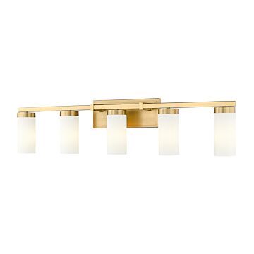 Danica  Bathroom Vanity Light in Modern Gold by Z-Lite