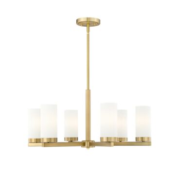 Danica  Chandelier in Modern Gold by Z-Lite