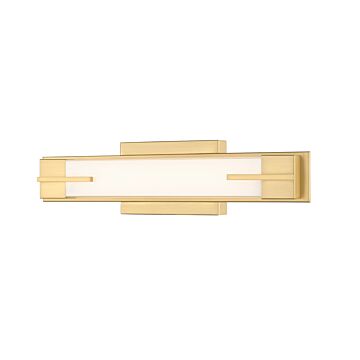 Chase LED Bathroom Vanity Light in Modern Gold by Z-Lite