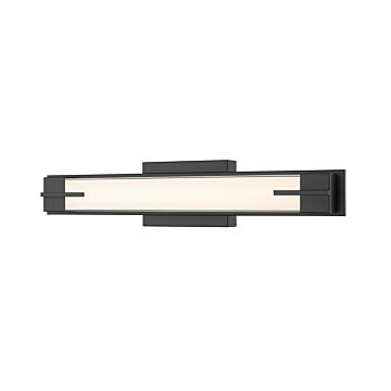 Chase LED Bathroom Vanity Light in Matte Black by Z-Lite