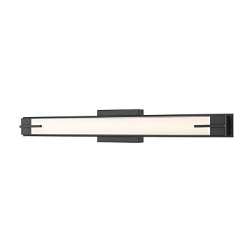 Chase LED Bathroom Vanity Light in Matte Black by Z-Lite