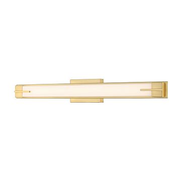 Chase LED Bathroom Vanity Light in Modern Gold by Z-Lite