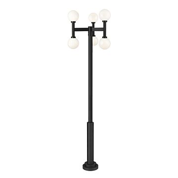 Laurent  Outdoor Post Mount in Black by Z-Lite