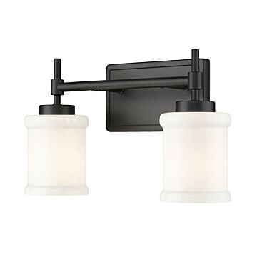 Cadoc  Bathroom Vanity Light in Matte Black by Z-Lite