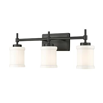 Cadoc  Bathroom Vanity Light in Matte Black by Z-Lite