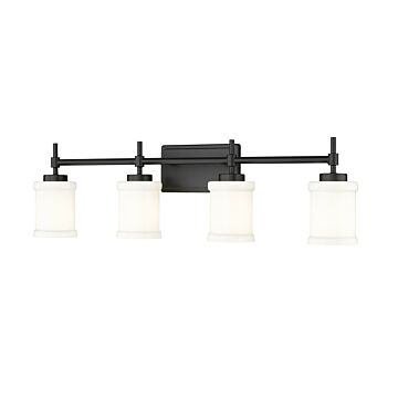 Cadoc  Bathroom Vanity Light in Matte Black by Z-Lite