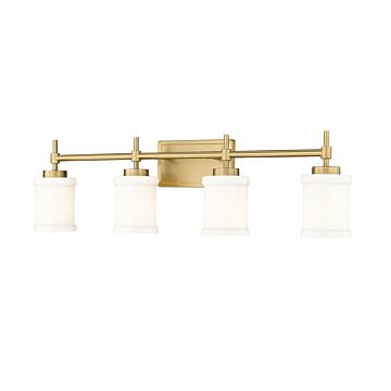 Cadoc  Bathroom Vanity Light in Modern Gold by Z-Lite
