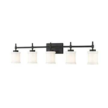 Cadoc  Bathroom Vanity Light in Matte Black by Z-Lite