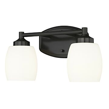 Kendrick  Bathroom Vanity Light in Matte Black by Z-Lite