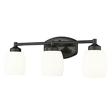 Kendrick  Bathroom Vanity Light in Matte Black by Z-Lite