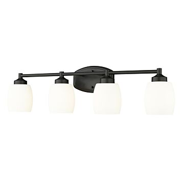 Kendrick  Bathroom Vanity Light in Matte Black by Z-Lite