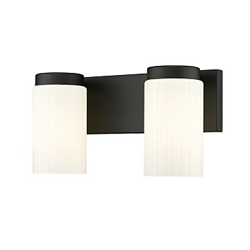 Burk  Bathroom Vanity Light in Matte Black by Z-Lite
