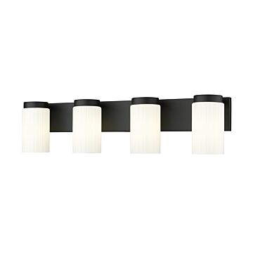 Burk  Bathroom Vanity Light in Matte Black by Z-Lite