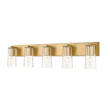 Titus  Bathroom Vanity Light in Modern Gold by Z-Lite