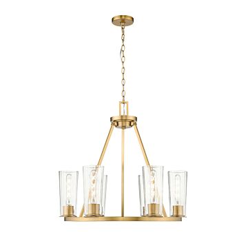 Titus  Chandelier in Modern Gold by Z-Lite
