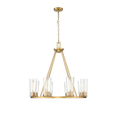 Titus  Chandelier in Modern Gold by Z-Lite