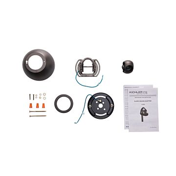 Accessory Slope Adapter in Anvil Iron by Kichler