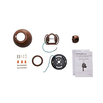 Accessory Slope Adapter in Walnut by Kichler