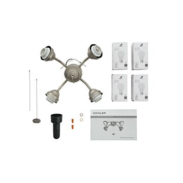 Accessory LED Fan Fitter in Antique Pewter by Kichler