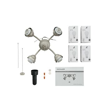 Accessory LED Fan Fitter in Brushed Nickel by Kichler