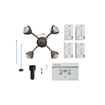 Accessory LED Fan Fitter in Oil Brushed Bronze by Kichler