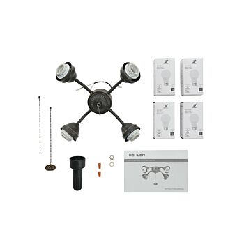 Accessory LED Fan Fitter in Olde Bronze by Kichler