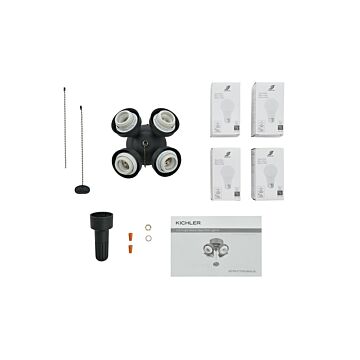 Accessory LED Fan Fitter in Distressed Black by Kichler