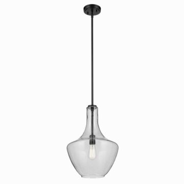 Everly  Pendant in Black by Kichler