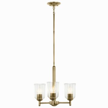 Shailene  Mini Chandelier in Natural Brass by Kichler