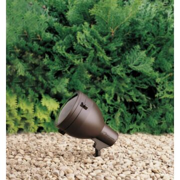 Hid High Intensity Discharge One Light Landscape Accent in Textured Architectural Bronze by Kichler