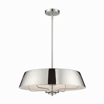 Luella  Pendant Semi Flush Mount in Polished Nickel by Kichler