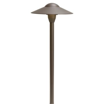 No Family One Light Path & Spread in Textured Architectural Bronze by Kichler