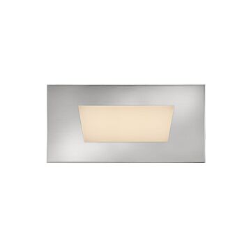 Dash Flat LED Brick Light in Stainless Steel