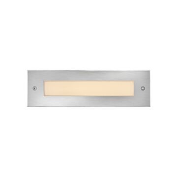 Dash Flat LED Brick Light in Stainless Steel