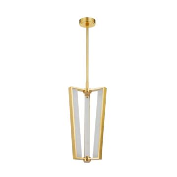 Edgemere LED Pendant in Aged Brass by Hudson Valley