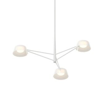Ray LED Pendant in Warm Gray by Sonneman