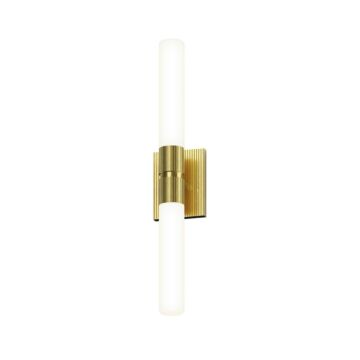Scepter LED Bathroom Vanity Light in Satin Brass by Sonneman