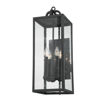 Caiden Outdoor Wall Sconce in Forged Iron by Troy Lighting