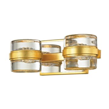 Splash Bathroom Vanity Light in Gold Leaf by Troy Lighting