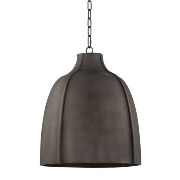 Flint  Pendant in Blackened Graphite by Troy Lighting