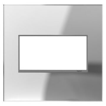 Adorne Gang Wall Plate in Mirror by Legrand