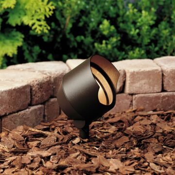 Kichler Landscape 12V Accent in Textured Architectural Bronze