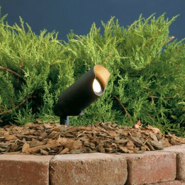 Kichler Landscape 6 Inch 12V Accent in Textured Black
