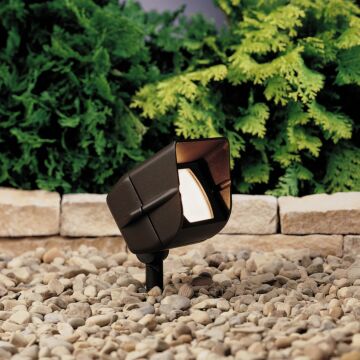 Kichler Landscape 4.5 Inch Accent in Textured Architectural Bronze
