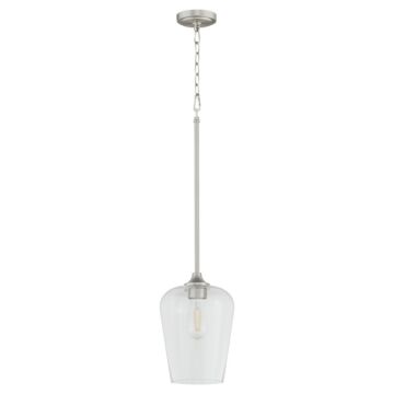 Raymond  Pendant in Satin Nickel by Quorum