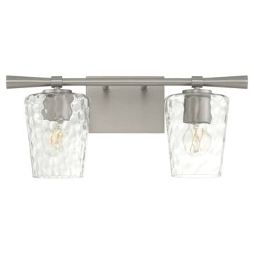 Goodwin  Bathroom Vanity Light in Satin Nickel by Quorum