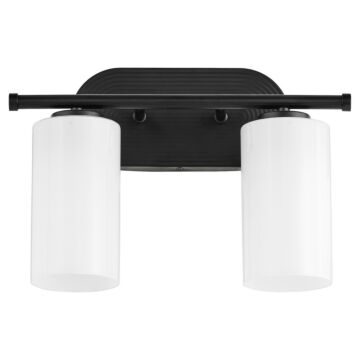 Belinder  Bathroom Vanity Light in Matte Black by Quorum