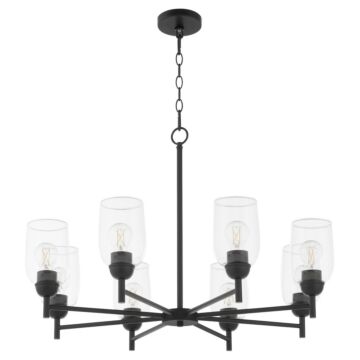 Wallinger  Chandelier in Matte Black by Quorum
