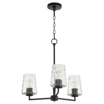 Goodwin  Chandelier in Matte Black by Quorum